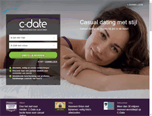 Tablet Screenshot of c-date.nl