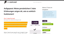 Desktop Screenshot of c-date.net